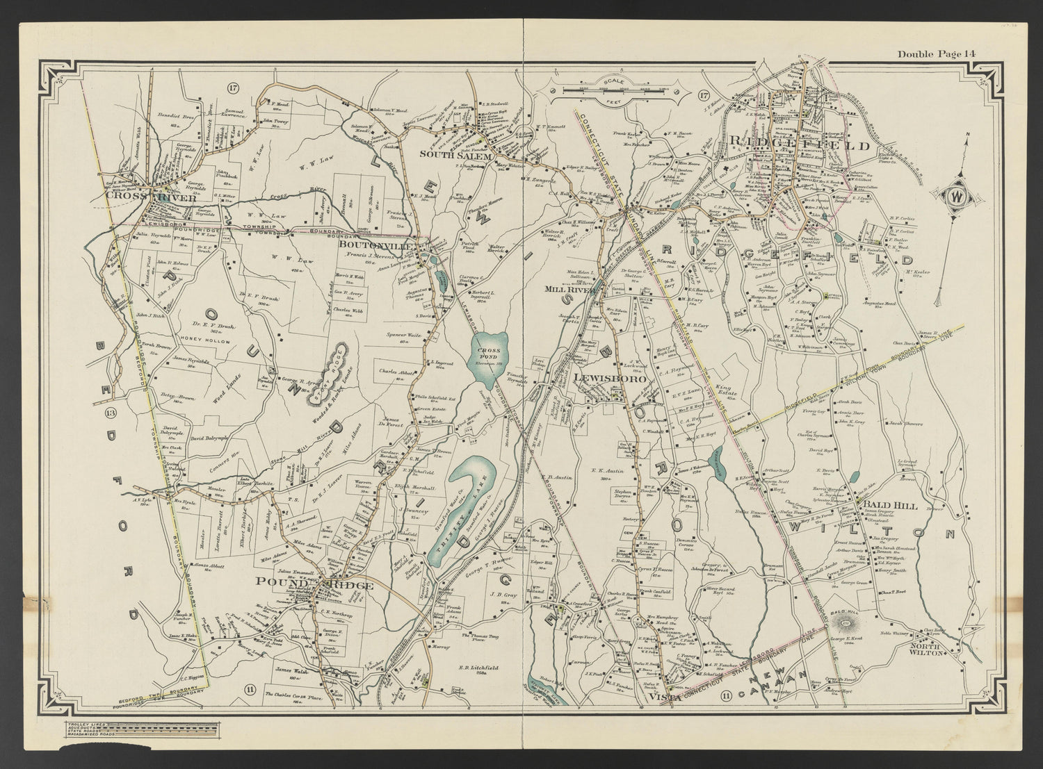This old map of Connecticut, New York, , Westchester County was created by Hyde, E. Belcher in 1908