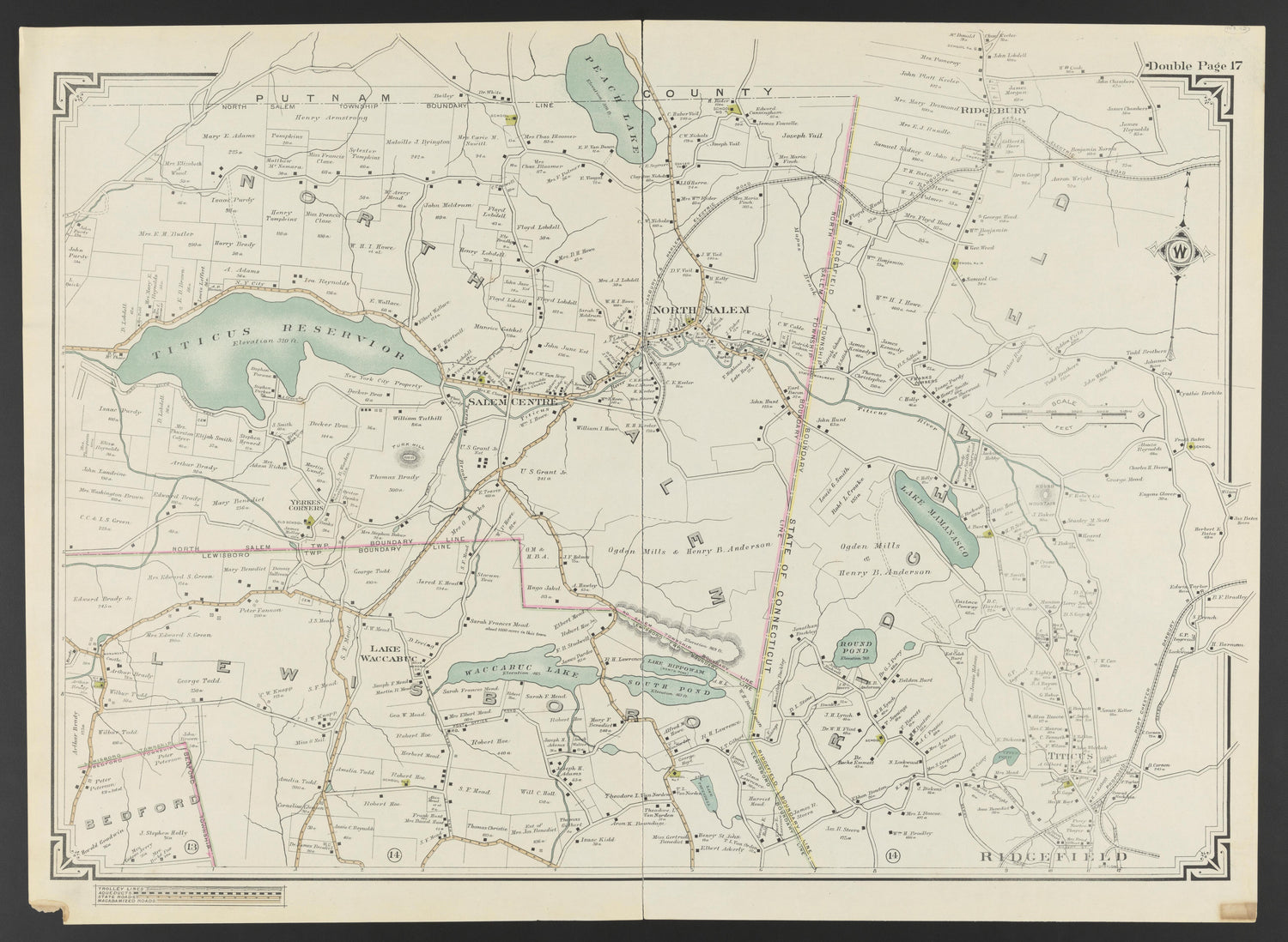 This old map of Connecticut, New York, , Westchester County was created by Hyde, E. Belcher in 1908