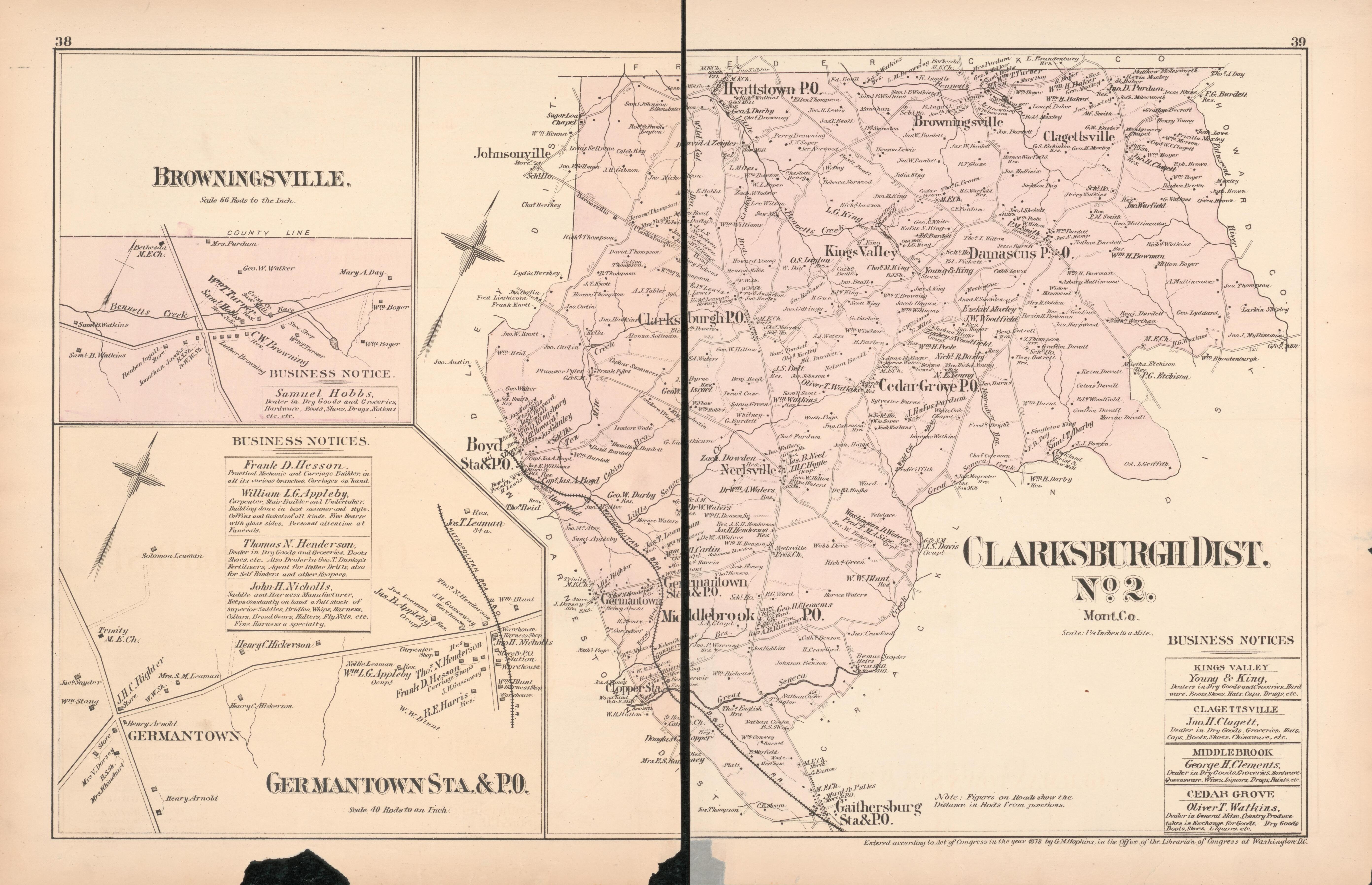 This old map of District of Columbia, Fairfax County, Maryland, Prince Georges County, , Virginia, Washington, Washington Metropolitan Area was created by Hopkins, Griffith Morgan in 1878