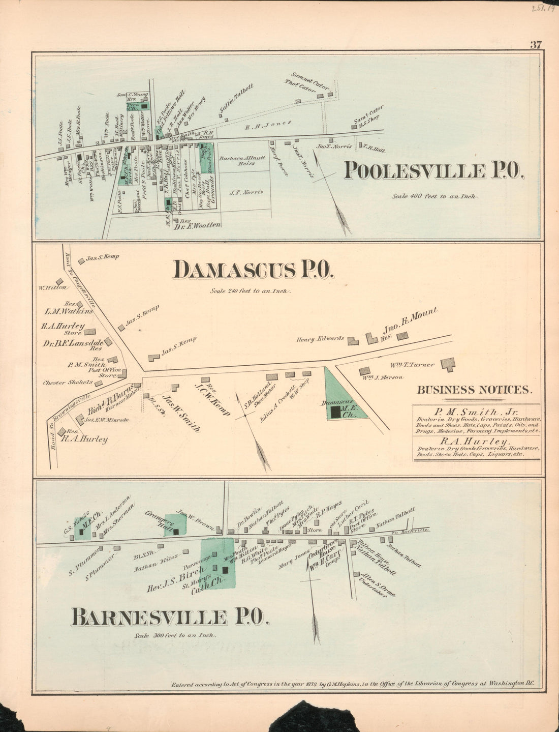 This old map of District of Columbia, Fairfax County, Maryland, Prince Georges County, , Virginia, Washington, Washington Metropolitan Area was created by Hopkins, Griffith Morgan in 1878