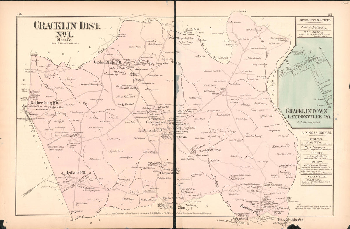 Image 19 of Atlas of Fifteen Miles Around Washington, Including the County of Prince George, Maryland from Atlas of Fifteen Miles Around Washington, Including the County of Prince George, Maryland 1878 by Relic Map Company
