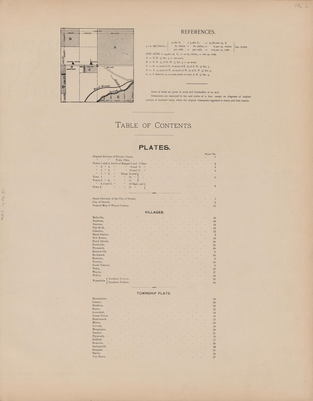 Image 2 of General Official Atlas of Wayne County, Michigan : Containing General Maps of Wayne County and City of Detroit, General Township Maps ... from General Official Atlas of Wayne County, Michigan : Containing General Maps of Wayne County and Ci... by Relic Map Company