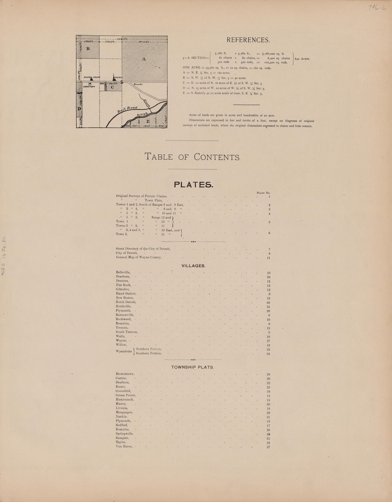 Image 2 of General Official Atlas of Wayne County, Michigan : Containing General Maps of Wayne County and City of Detroit, General Township Maps ... from General Official Atlas of Wayne County, Michigan : Containing General Maps of Wayne County and Ci... by Relic Map Company