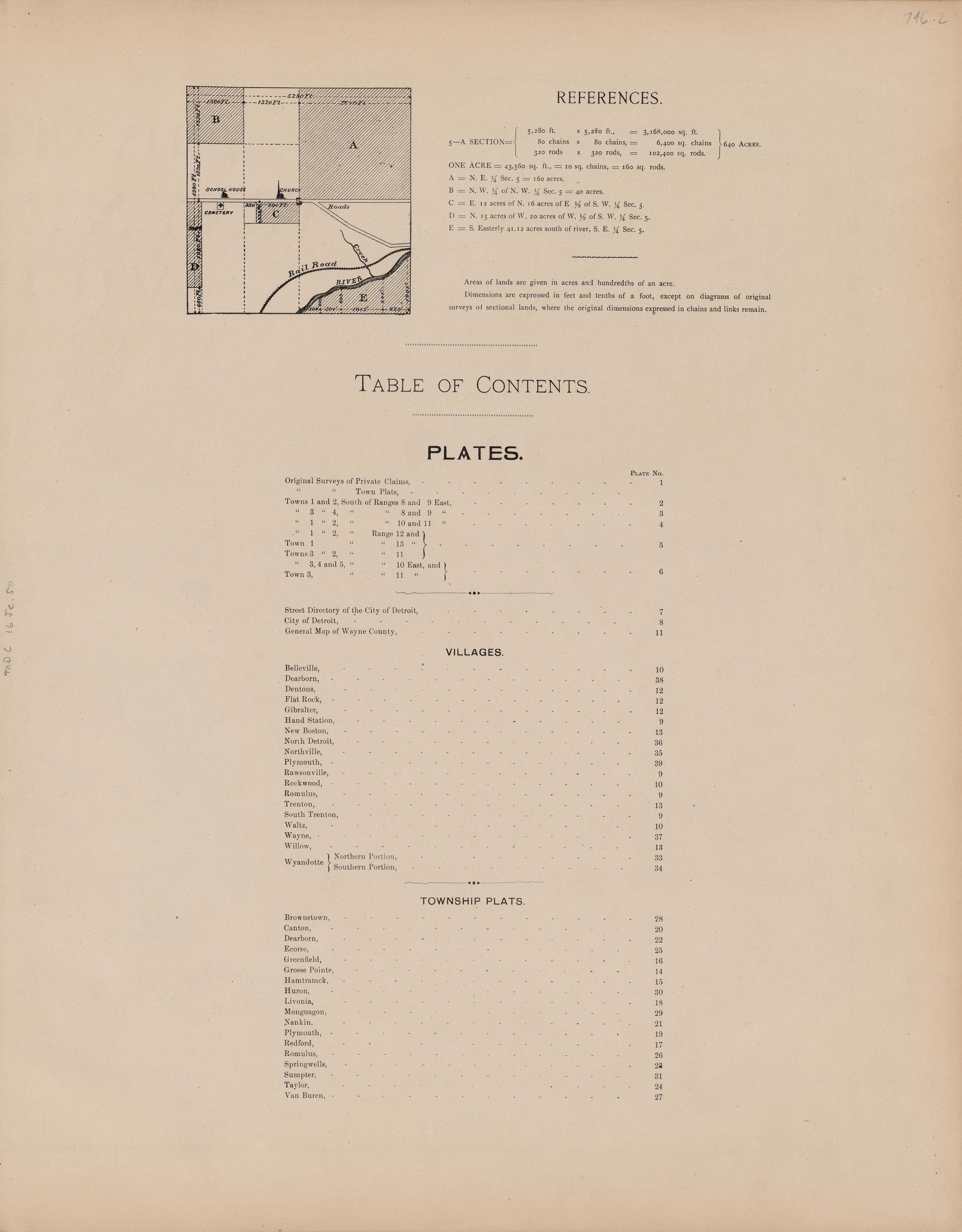 Image 2 of General Official Atlas of Wayne County, Michigan : Containing General Maps of Wayne County and City of Detroit, General Township Maps ... from General Official Atlas of Wayne County, Michigan : Containing General Maps of Wayne County and Ci... by Relic Map Company