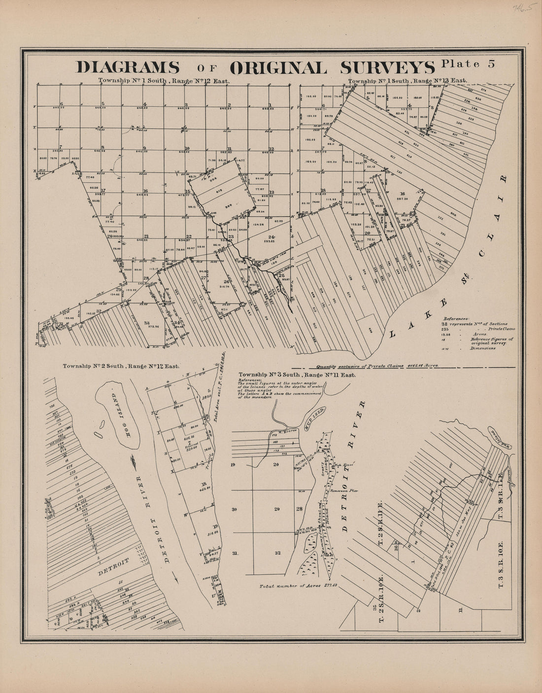 Image 7 of General Official Atlas of Wayne County, Michigan : Containing General Maps of Wayne County and City of Detroit, General Township Maps ... from General Official Atlas of Wayne County, Michigan : Containing General Maps of Wayne County and Ci... by Relic Map Company