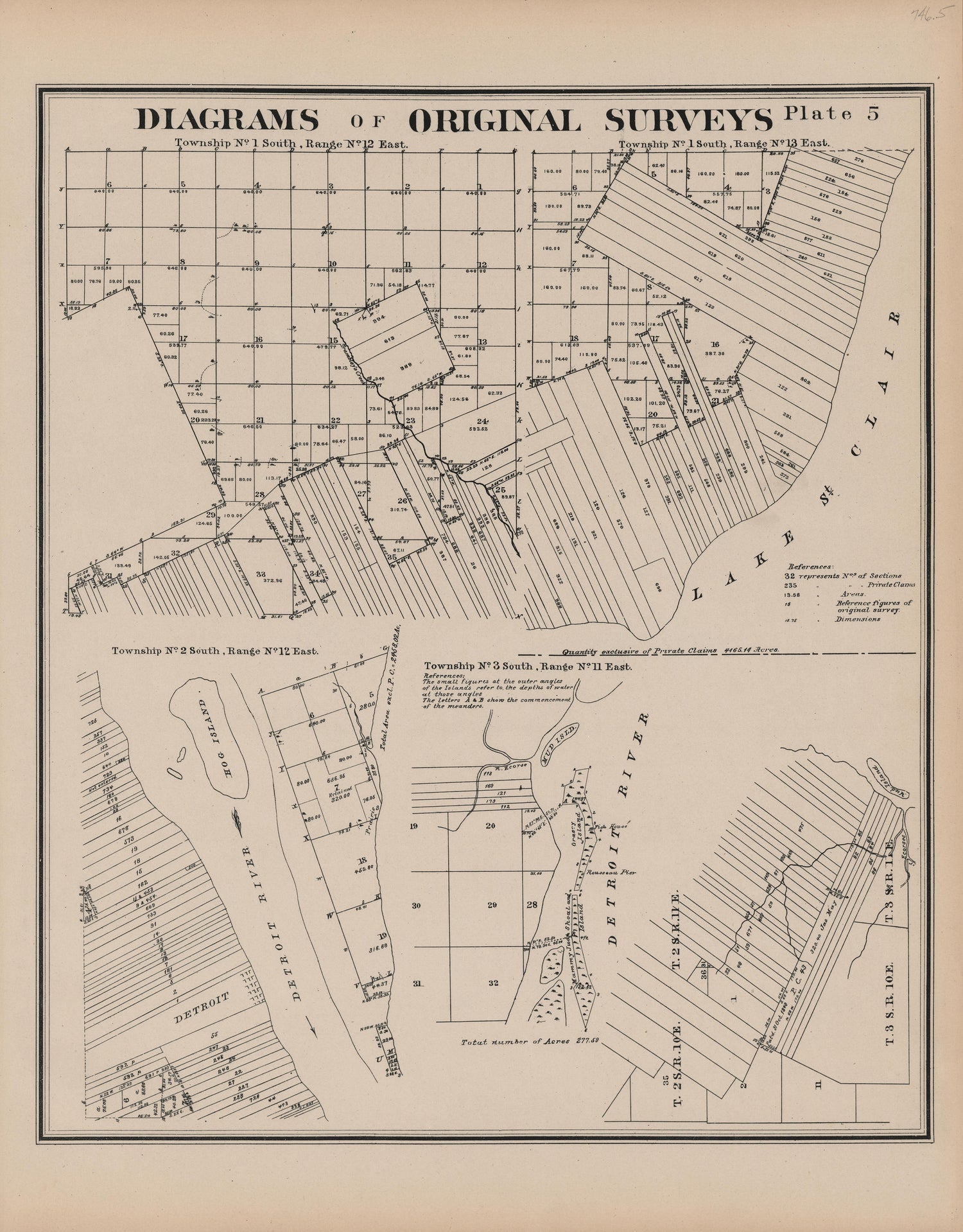Image 7 of General Official Atlas of Wayne County, Michigan : Containing General Maps of Wayne County and City of Detroit, General Township Maps ... from General Official Atlas of Wayne County, Michigan : Containing General Maps of Wayne County and Ci... by Relic Map Company