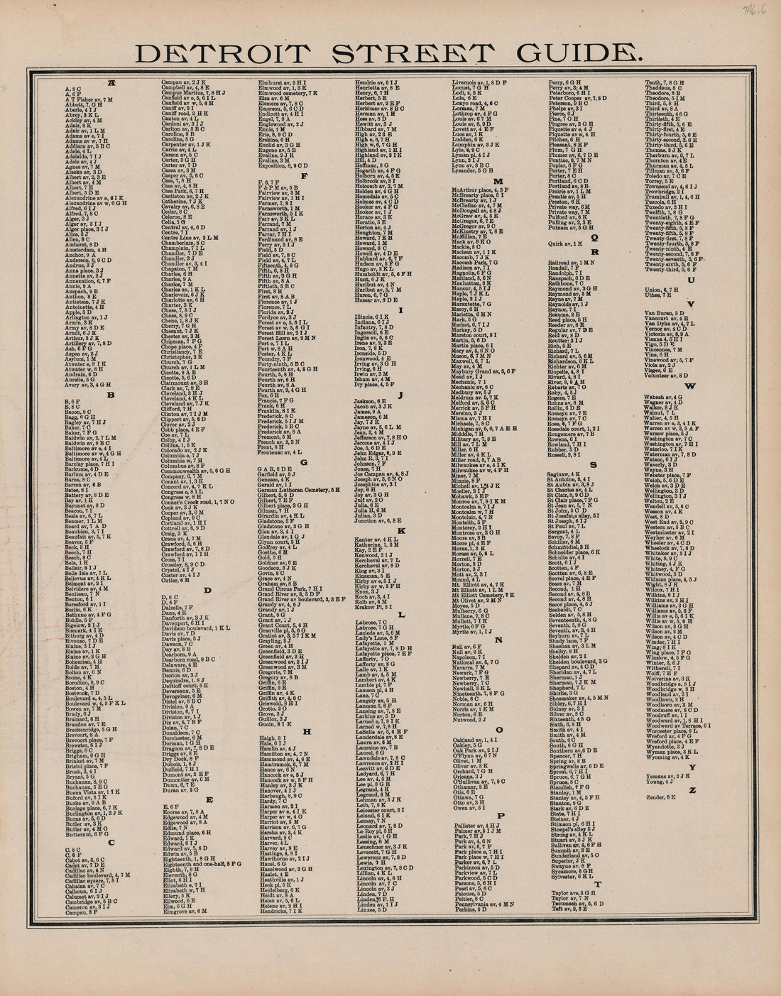 Image 9 of General Official Atlas of Wayne County, Michigan : Containing General Maps of Wayne County and City of Detroit, General Township Maps ... from General Official Atlas of Wayne County, Michigan : Containing General Maps of Wayne County and Ci... by Relic Map Company