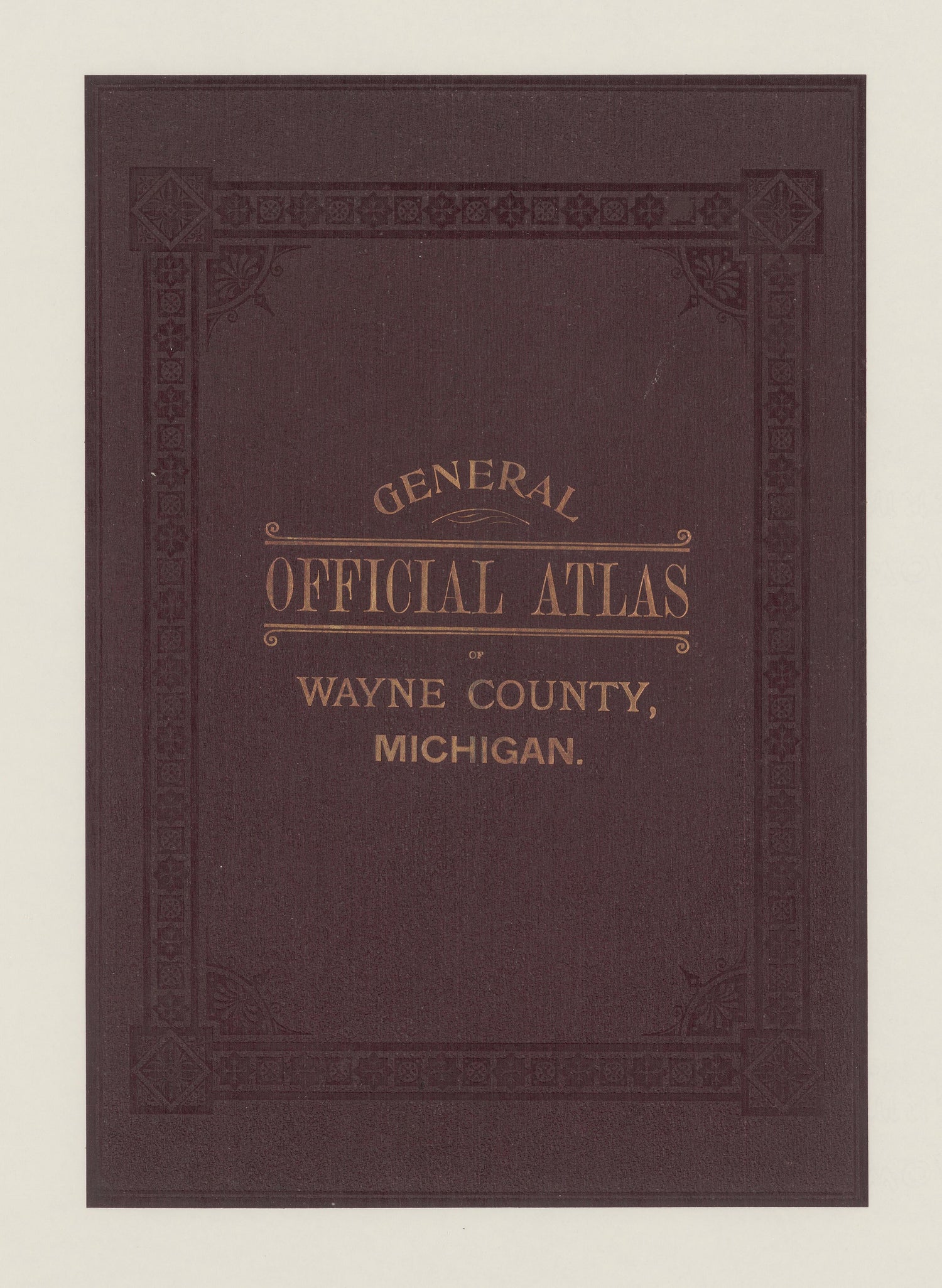 Image 41 of General Official Atlas of Wayne County, Michigan : Containing General Maps of Wayne County and City of Detroit, General Township Maps ... from General Official Atlas of Wayne County, Michigan : Containing General Maps of Wayne County and C... by Relic Map Company