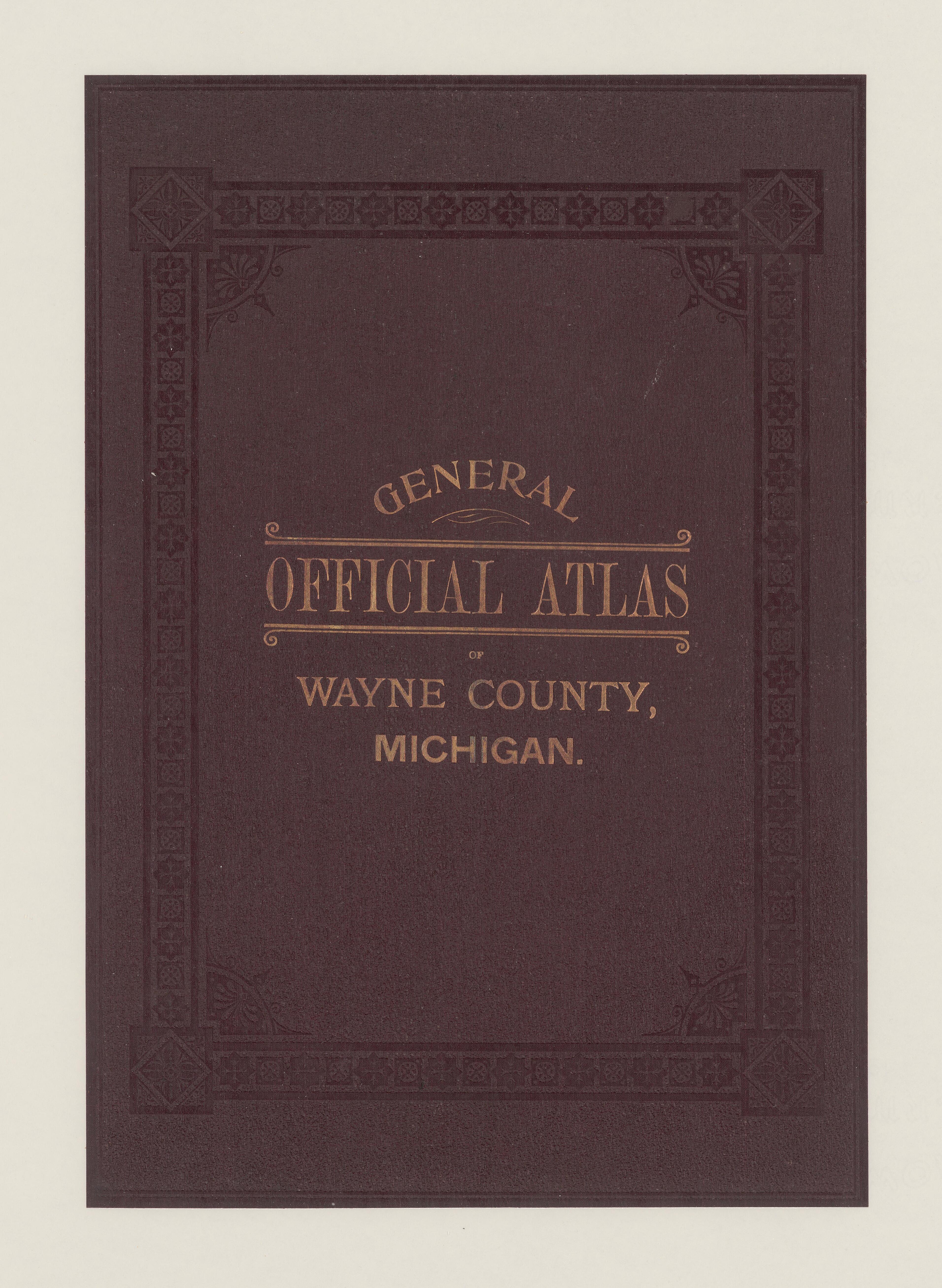 Image 41 of General Official Atlas of Wayne County, Michigan : Containing General Maps of Wayne County and City of Detroit, General Township Maps ... from General Official Atlas of Wayne County, Michigan : Containing General Maps of Wayne County and C... by Relic Map Company