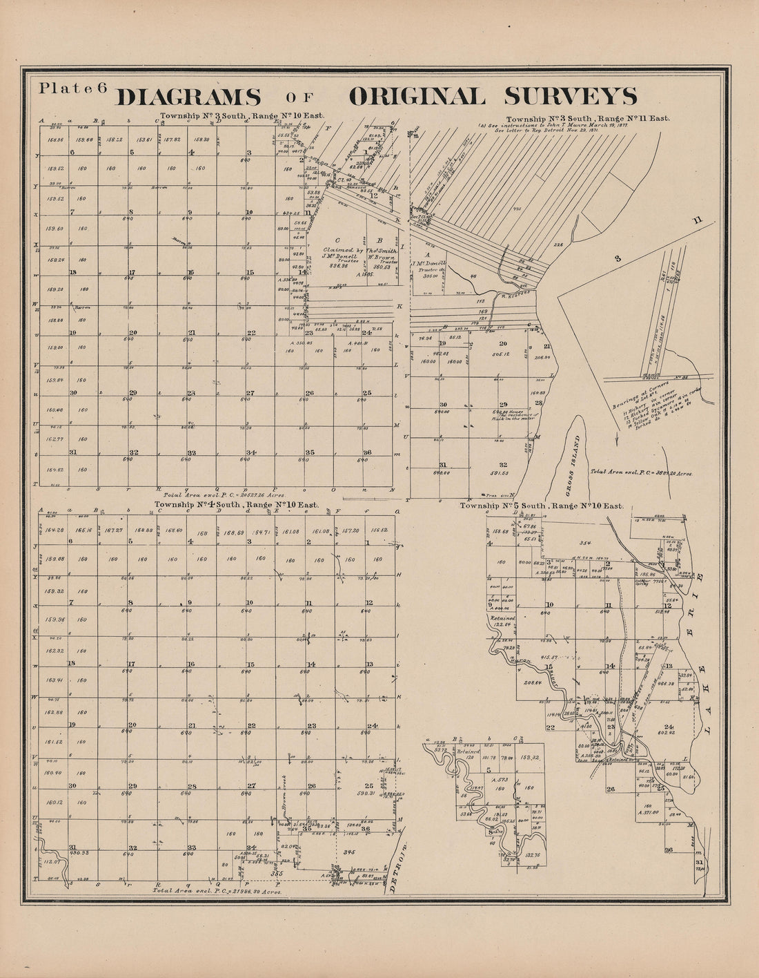 This old map of Michigan, , Wayne County was created by Sauer, Wm. C. in 1893