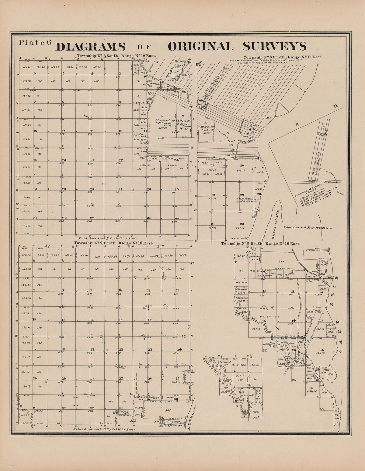 Image 8 of General Official Atlas of Wayne County, Michigan : Containing General Maps of Wayne County and City of Detroit, General Township Maps ... from General Official Atlas of Wayne County, Michigan : Containing General Maps of Wayne County and Ci... by Relic Map Company