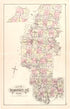 Map of Somerset County Maine from Colby&