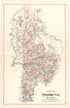 Map of Oxford County Maine from Colby&