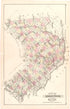 Map of Aroostook County Maine from Colby&