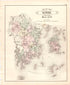 Map of Knox County Maine from Colby&