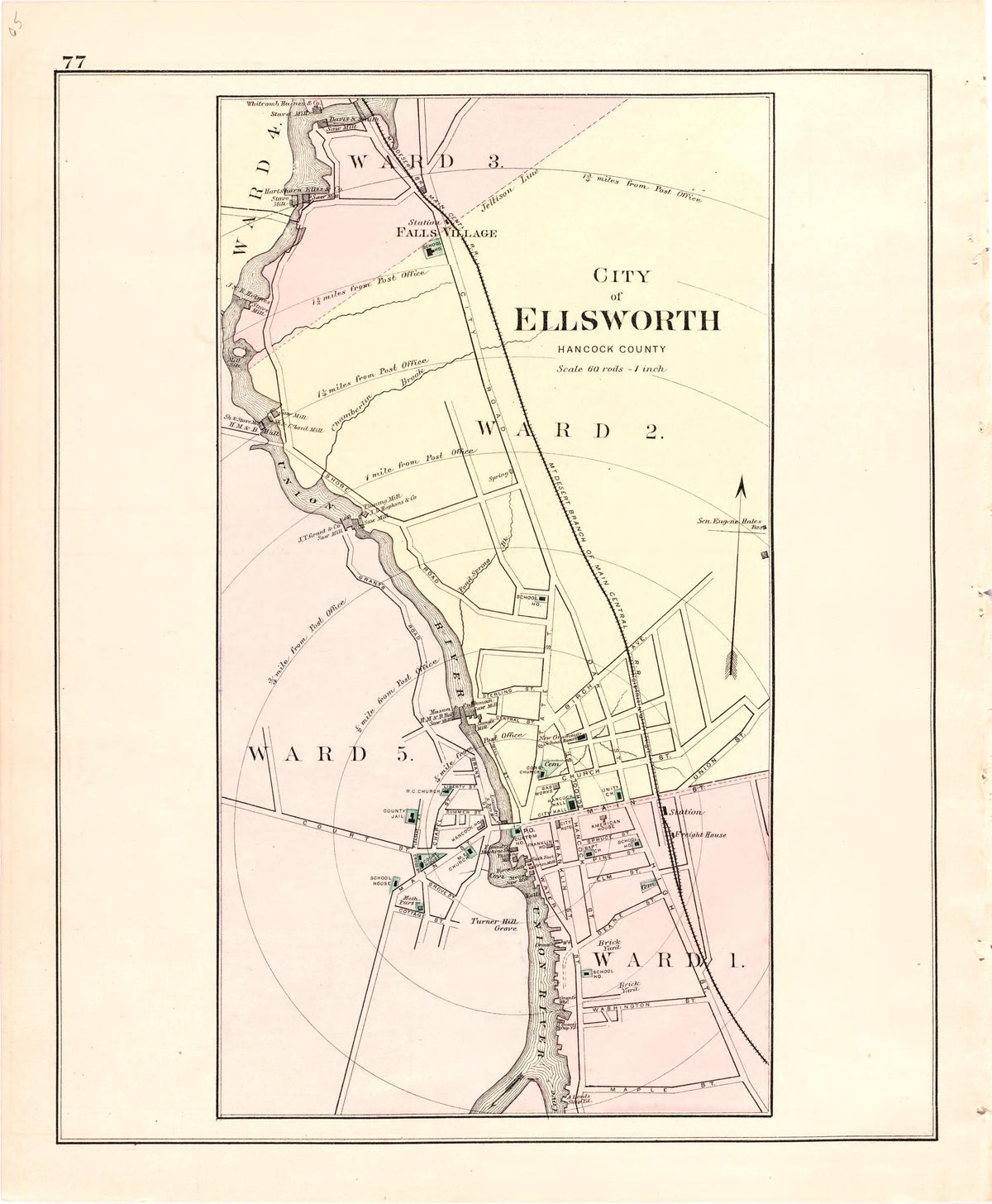 City of Ellsworth from Colby&