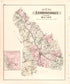 Map of Androscoggin County Maine from Colby&
