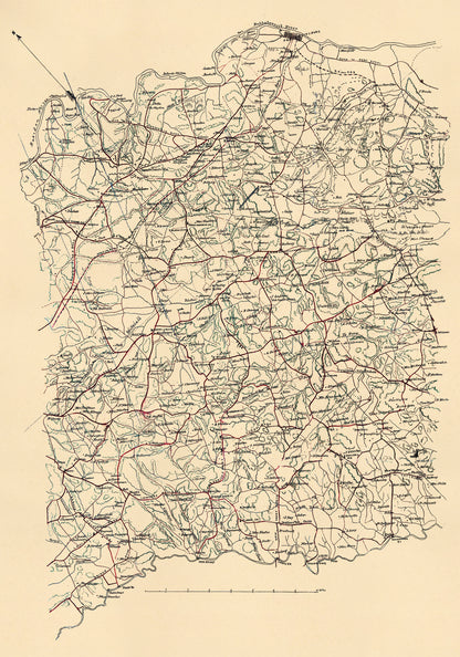 Map of Spotsylvania County, Va. 1860