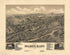 View of Palmer, Massachusetts 1879 by Relic Map Company