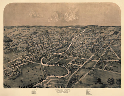 Ypsilanti, Washtenaw County, Michigan 1868
