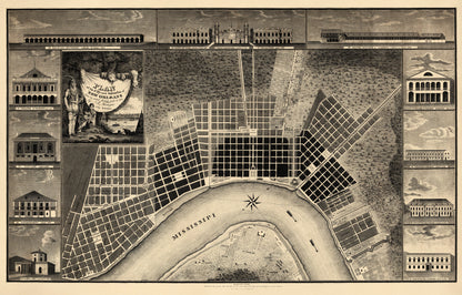 Plan of the City and Suburbs of New Orleans : from an Actual Survey Made In 1815