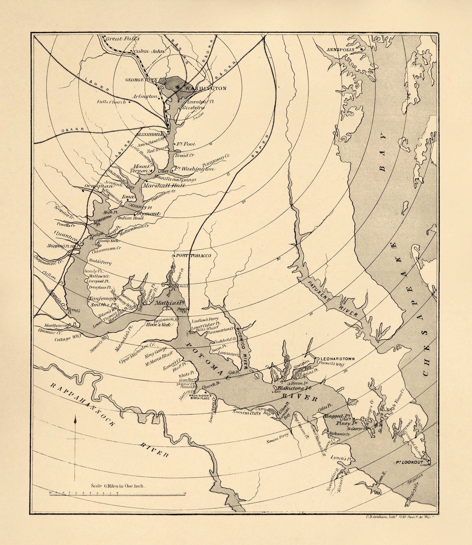 The Potomac River from Great Falls to Point Lookout 1878