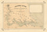 Potomac River from Washington to Chesapeake Bay 1887 by Relic Map Company