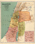 Palestine In the Time of Christ : Illustrating the Four Gospels 1916 by Relic Map Company