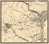 Map of the Seat of War Showing the Battles of July 18th & 21st 1861 by Relic Map Company