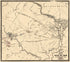 Map of the Seat of War Showing the Battles of July 18th & 21st 1861 by Relic Map Company