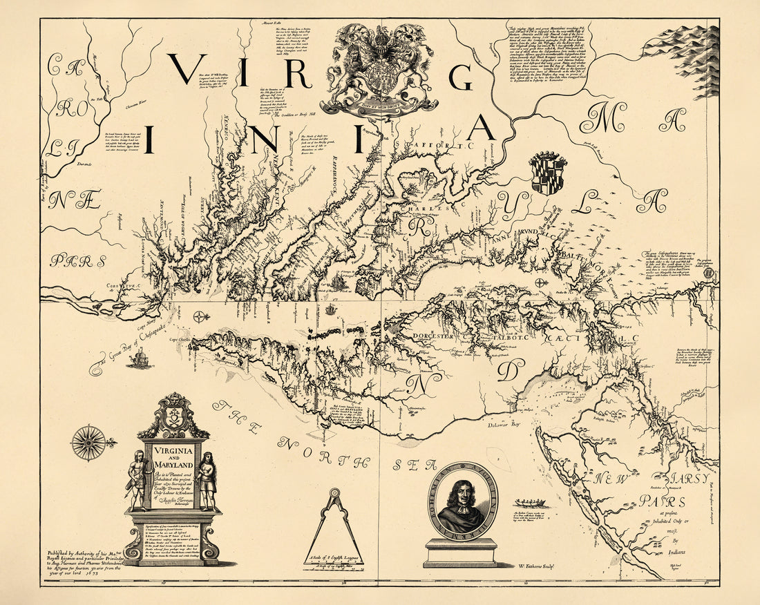 Virginia and Maryland As It Is Planted and Inhabited This Present Year 1670 1673