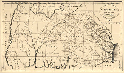 Georgia, from the Latest Authorities 1795