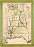Map of Alabama 1820 by Relic Map Company