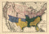 Map of the United States, Showing the Territory In Possession of the Federal Union, January, 1864 by Relic Map Company