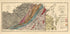 Map of Virginia in 1874 by Relic Map Company