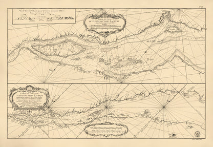 Carte Du Cours Du Fleuve De Saint Laurent Depuis Quebec Jusqu&