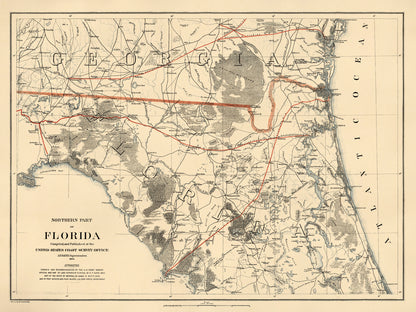 Northern Part of Florida 1864