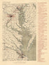 Military Posts and Camps Near Washington, D.C 1926 by Relic Map Company