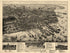 Pensacola, Florida County Seat of Escambia County 1885 by Relic Map Company