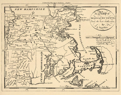 A Map of Massachusetts : from the Best Authorities 1796