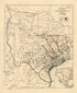 Map of Texas 1841 by Relic Map Company