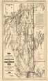 Map Showing Detailed Topography of the Country Traversed by the Reconnaissance Expedition Through Southern and Southeastern Nevada (Reconnaissance Maps : Department of California, Military Map No. 1) 1870 by Relic Map Company