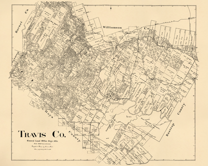 Travis County, Texas in 1894