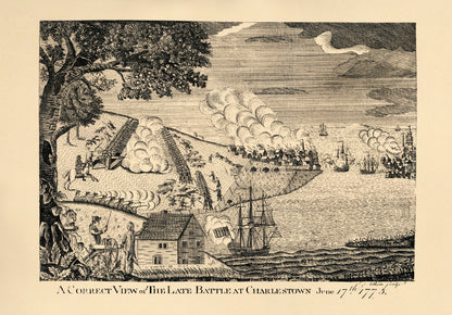 A Correct View of the Late Battle at Charlestown : June 17th, 1775 (Correct View of the Late Battle at Charlestown)