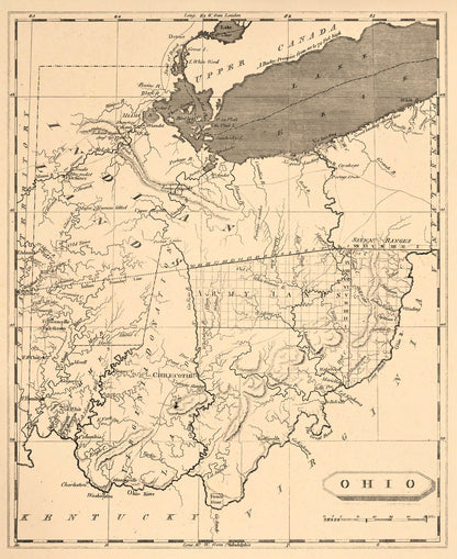 Ohio 1805 by Relic Map Company