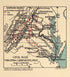 Civil War Virginia Campaigns, 1862 1921 by Relic Map Company