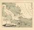 Fort Monroe and Vicinity Showing Entrance to Chesapeake Bay, Norfolk, Portsmouth, Gosport Navy Yard 1860 by Relic Map Company