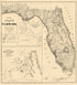 The State of Florida 1846 by Relic Map Company