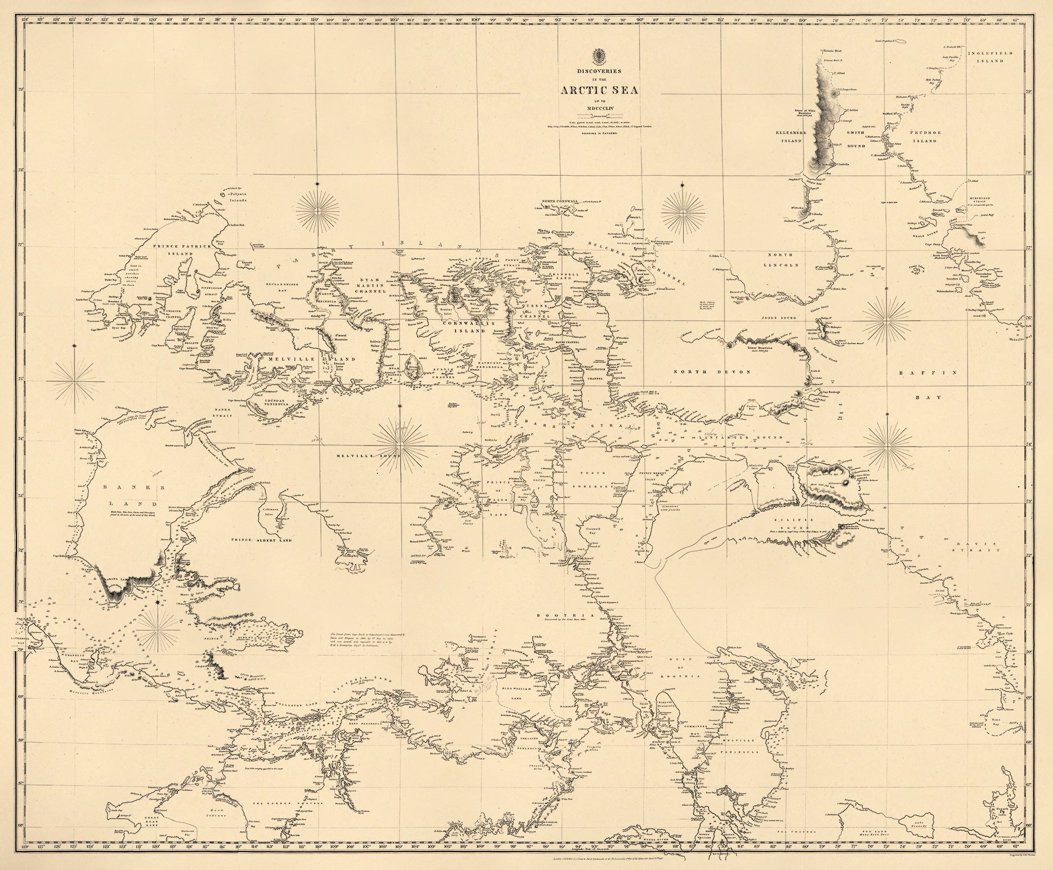 Discoveries In the Arctic Sea Up to MDCCCLIV 1854