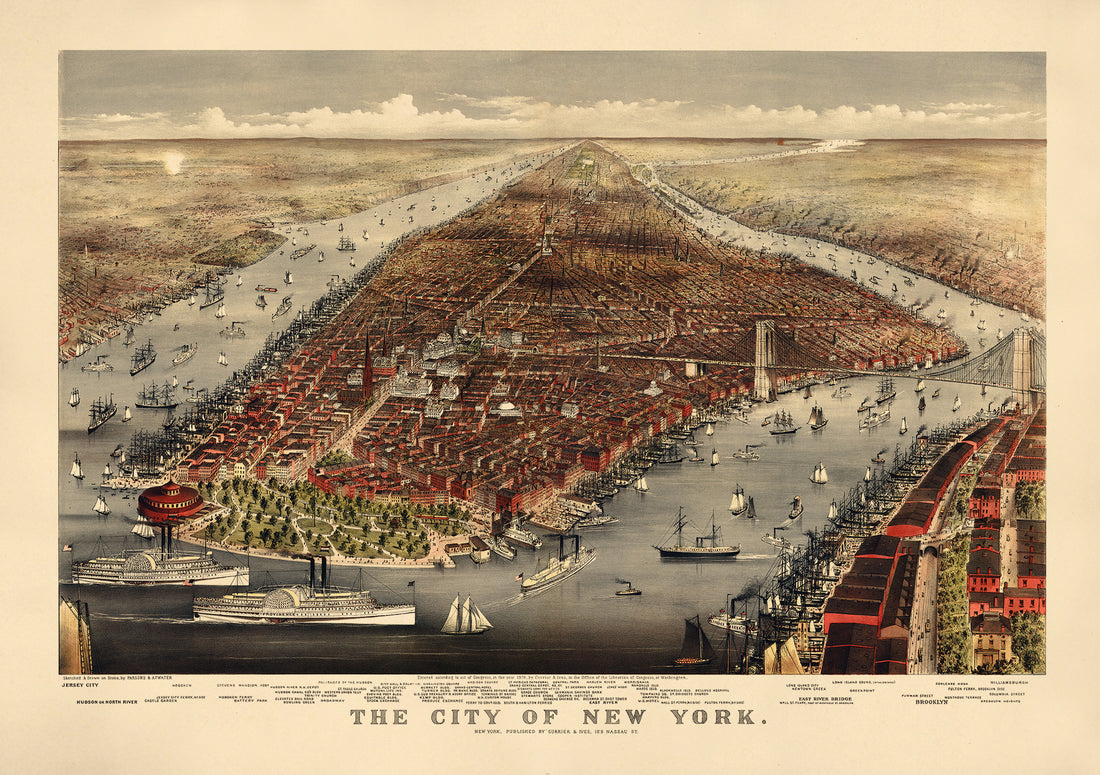 The City of New York 1876